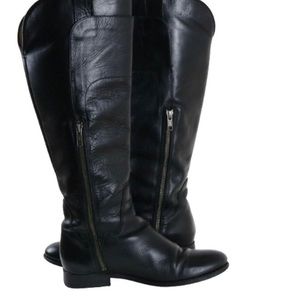 FRYE Women's Tall Boots Size 7 Leather Black